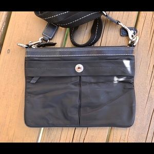 Black coach crossbody bag